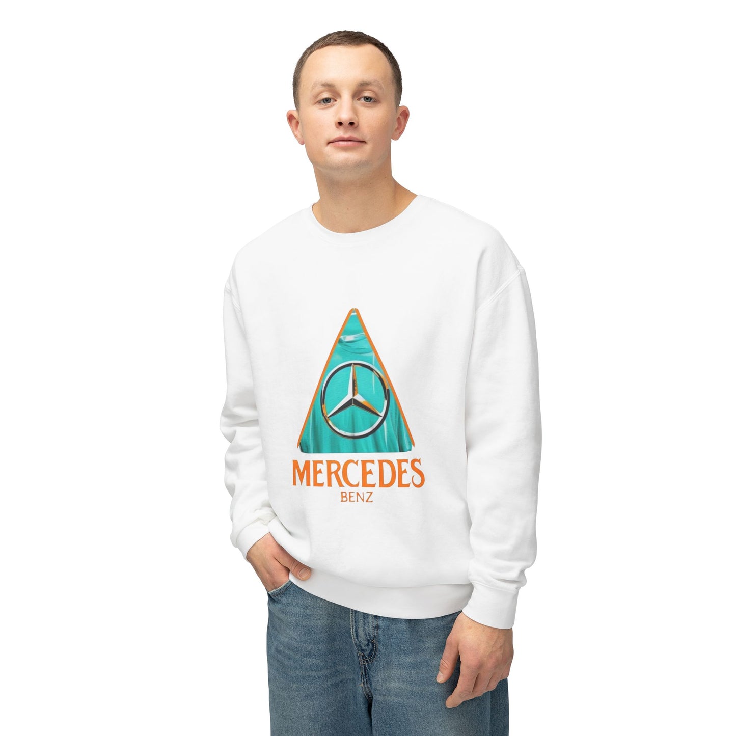 Vintage Mercedez Benz Unisex Crewneck Sweatshirt - Harry Styles Style Jumper, Retro Car Lover Gift, Hipster Fashion, Classic Vehicle