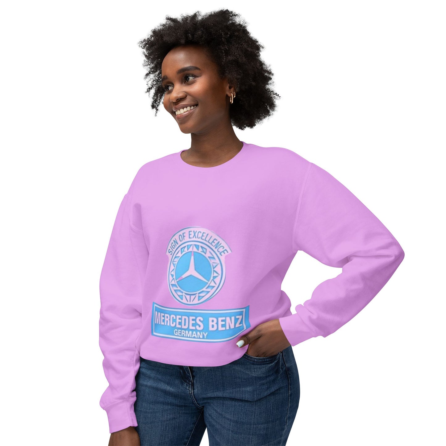 Vintage Mercedez Benz Unisex Crewneck Sweatshirt - Harry Styles Style Jumper, Retro Car Lover Gift, Hipster Fashion, Classic Vehicle