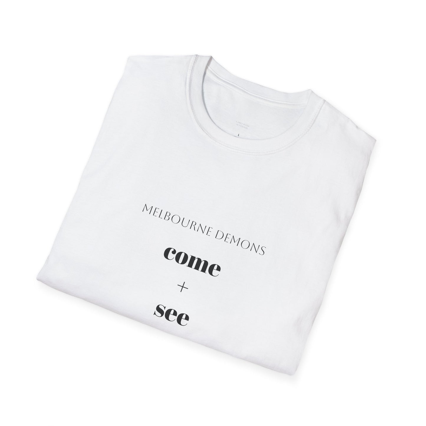 Melbourne Demons AFL- come and see Unisex tee
