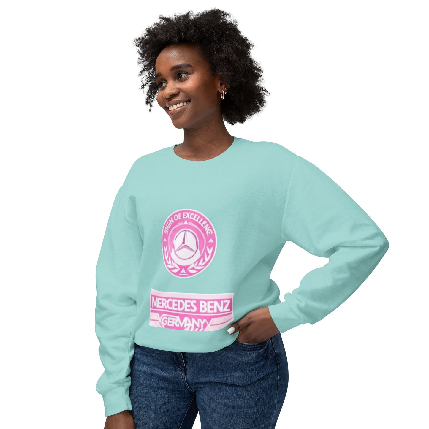 Vintage Mercedez Benz Unisex Crewneck Sweatshirt - Harry Styles Style Jumper, Retro Car Lover Gift, Hipster Fashion, Classic Vehicle