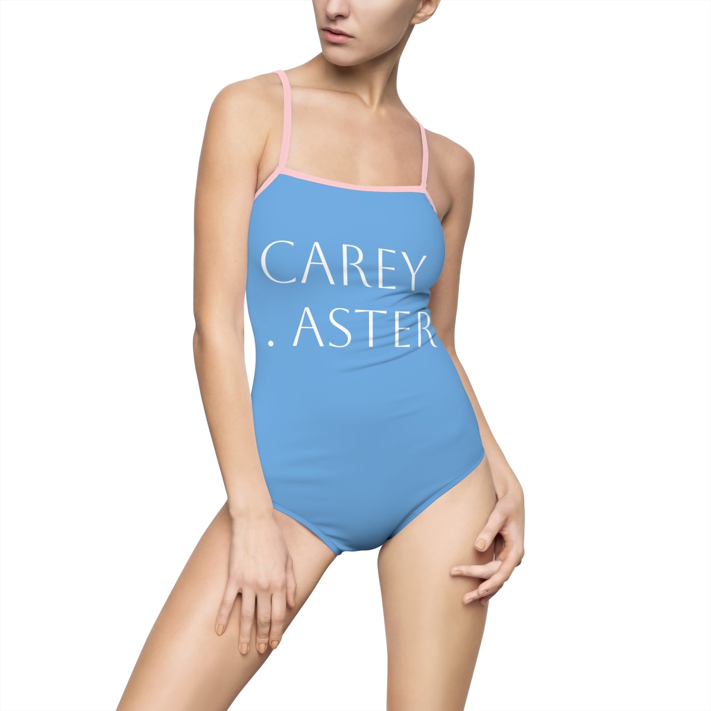Carey aster pattern back strap bathers