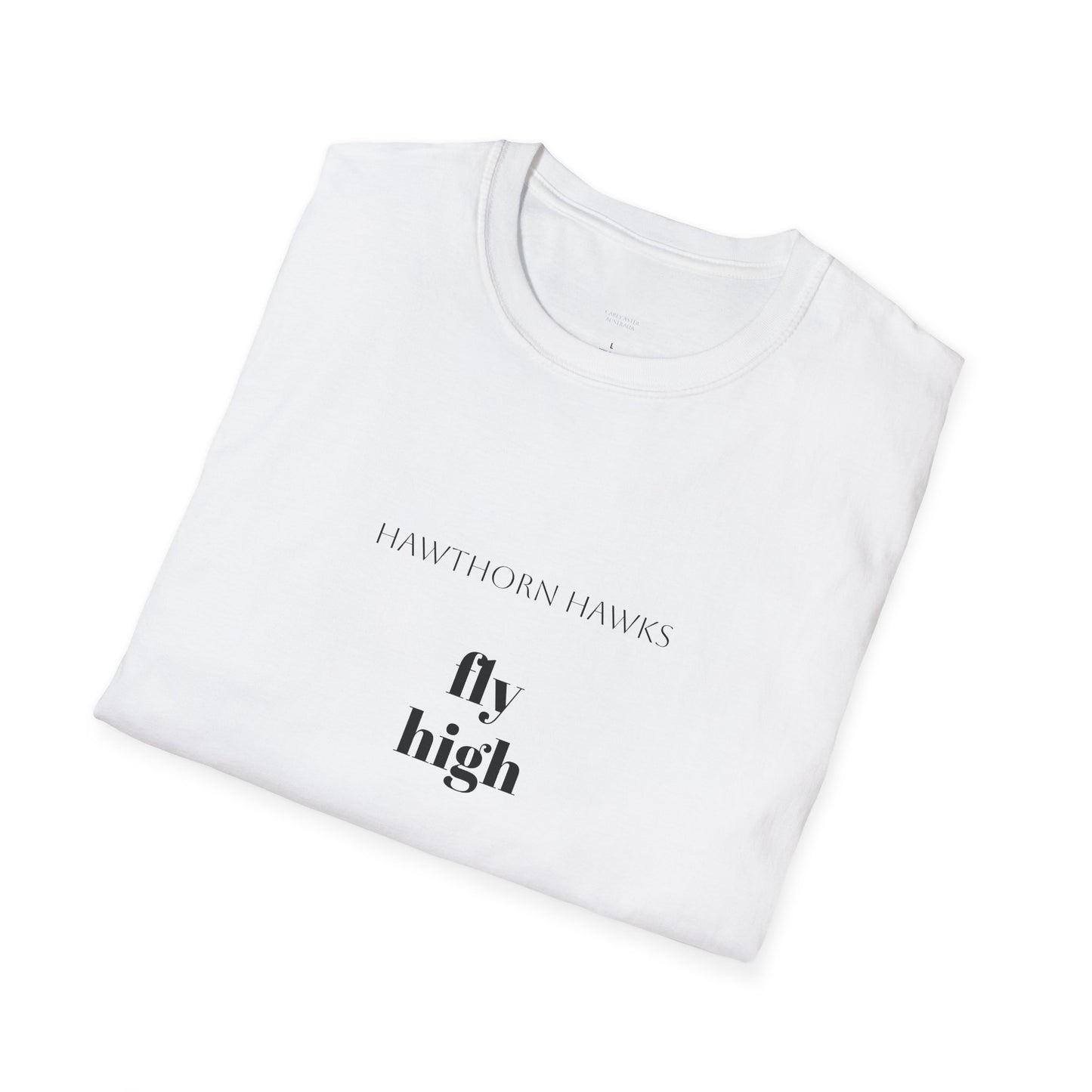 Hawthorn Hawks- fly high Unisex tee