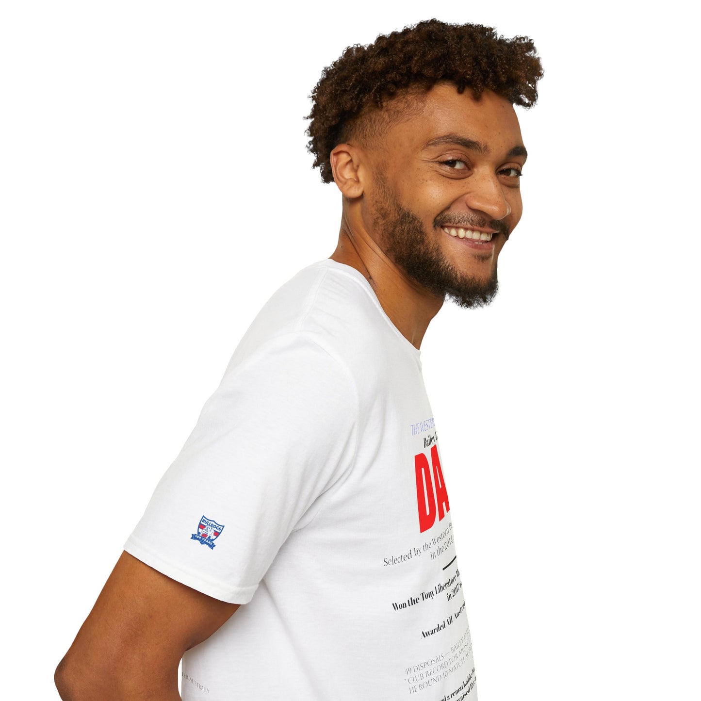 AFL Facts Unisex T-Shirt - Bailey Dale, Western Bulldogs Design