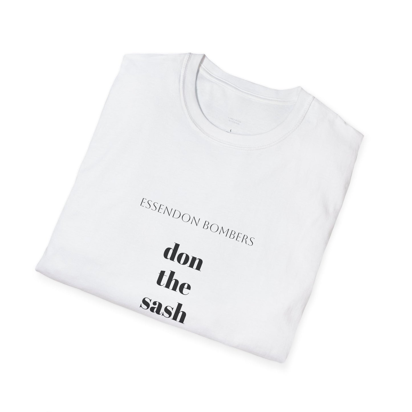 Essendon Bombers AFL - Don the Sash unisex tee