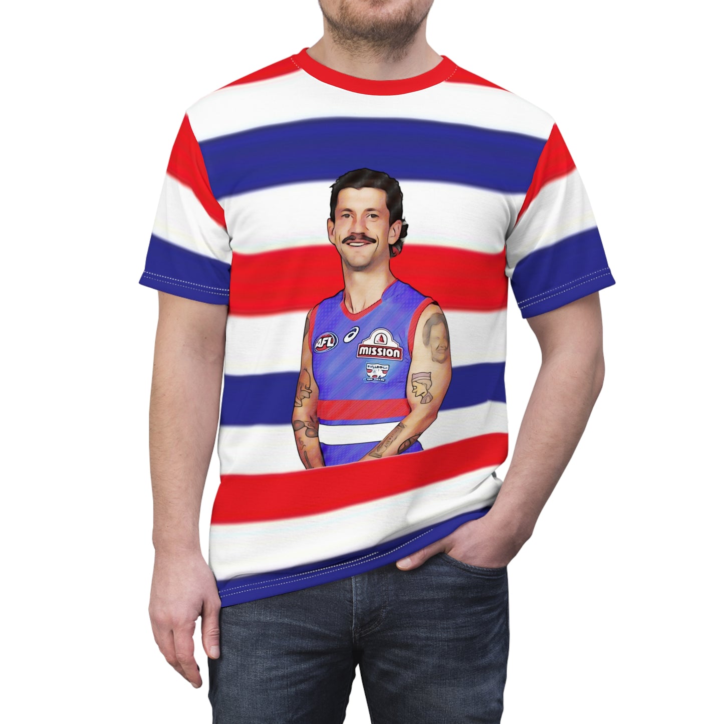 Western Bulldogs Tee, Tom Liberatore AFL Unisex Shirt for Fans