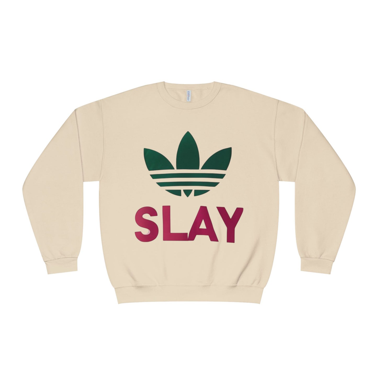 Trendy Unisex Crewneck Sweatshirt - "SLAY" Statement Apparel for Fashion Lovers, Casual Style, Gifts for Her, Comfortable Everyday Wear,