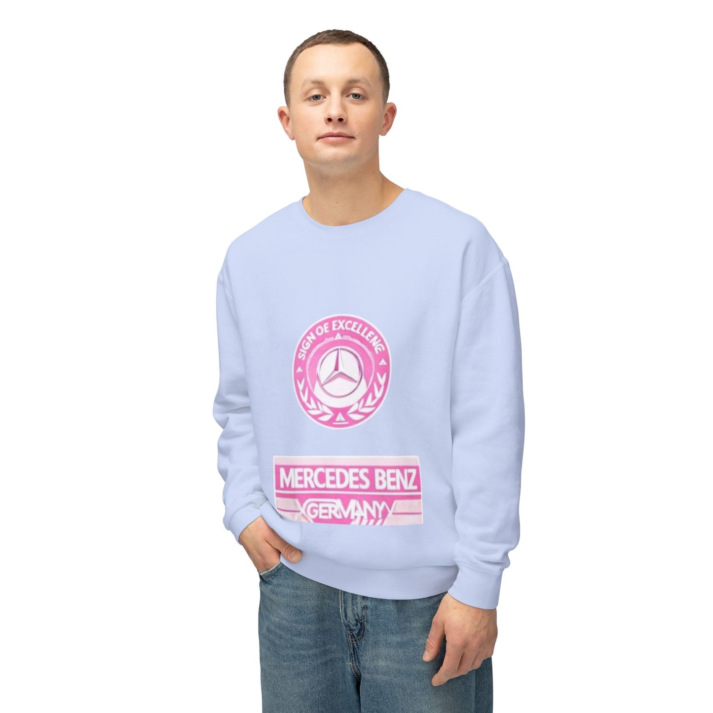 Vintage Mercedez Benz Unisex Crewneck Sweatshirt - Harry Styles Style Jumper, Retro Car Lover Gift, Hipster Fashion, Classic Vehicle