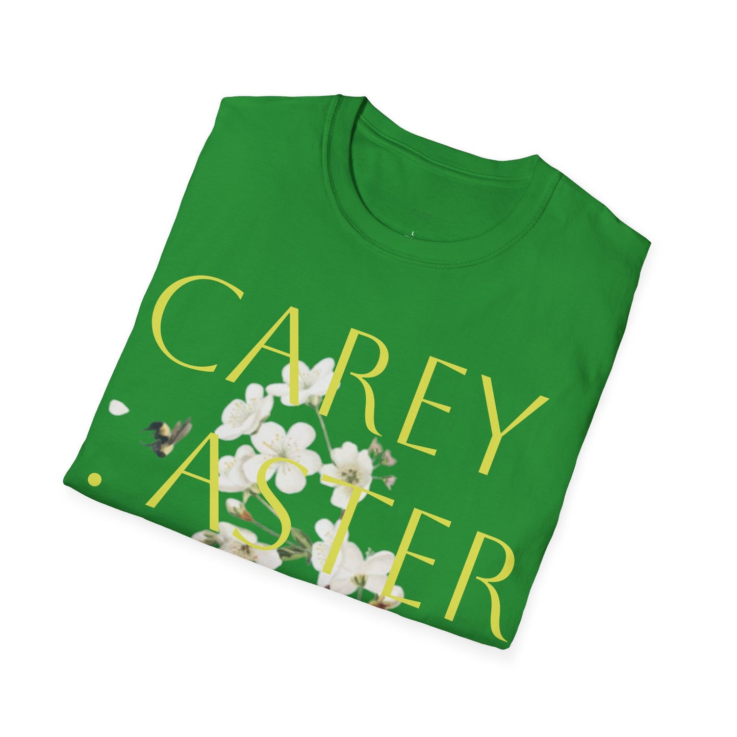 Floral Carey Aster T-Shirt, Spring Fashion Tee, Casual Everyday Wear, Gift for Nature Lovers, Aster Flower Shirt
