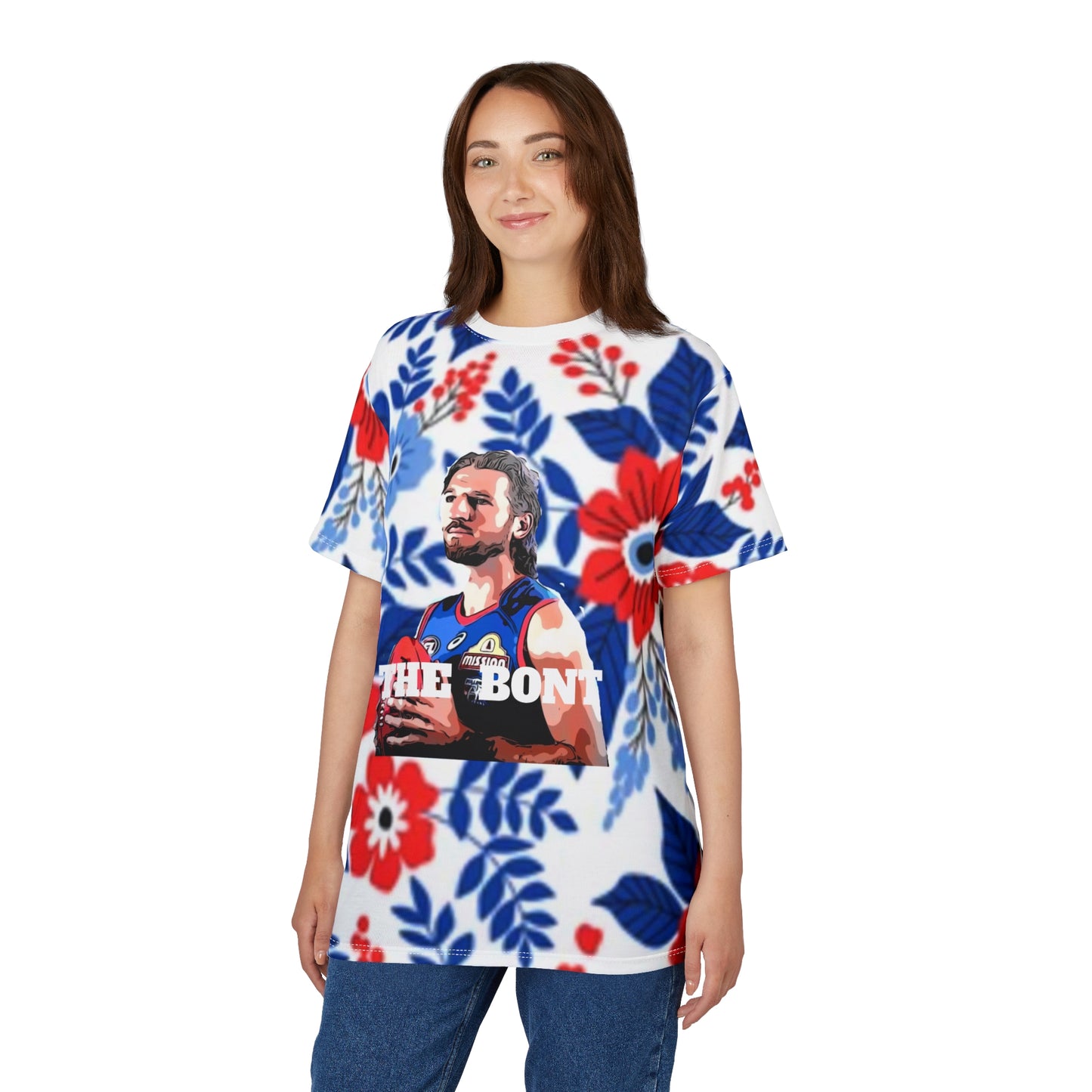 Floral Marcus Bontimpelli Western Bulldogs unisex Tee