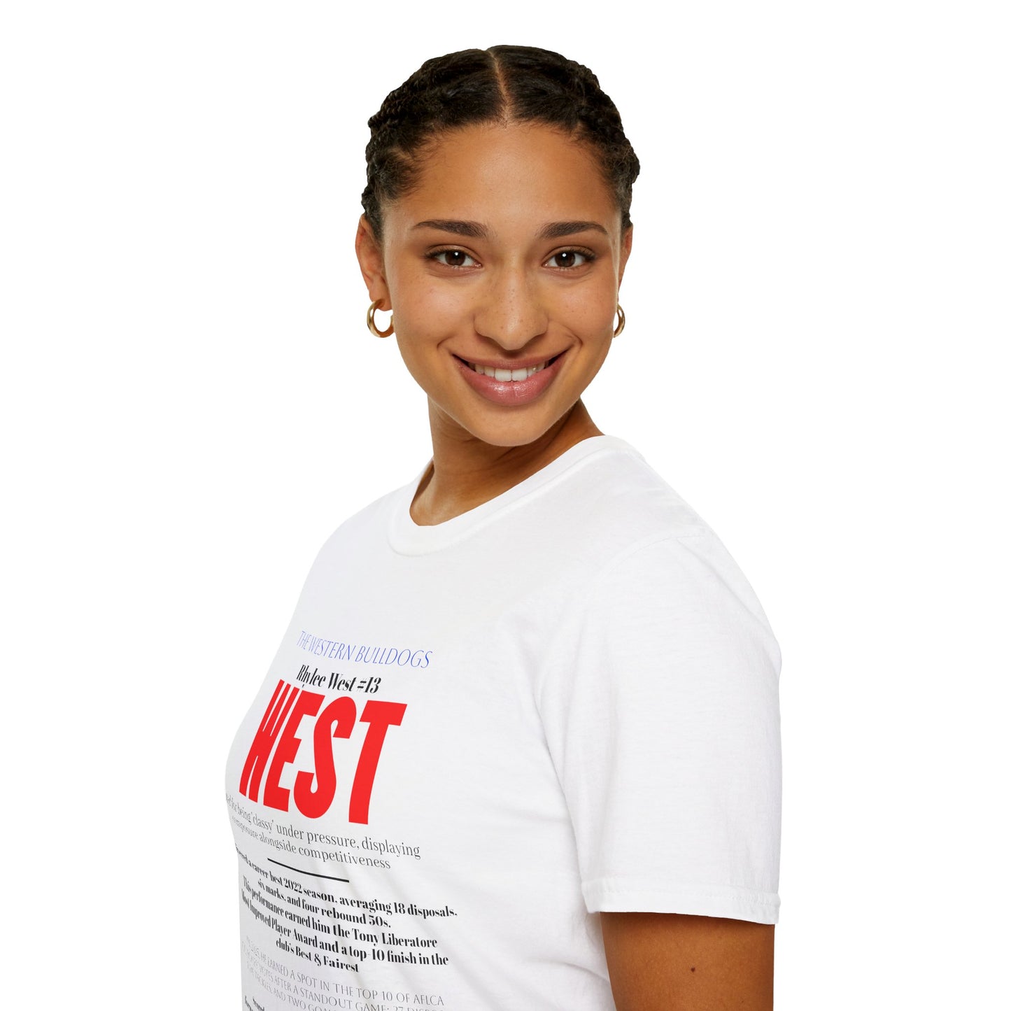 Rhylee West AFL Western Bulldogs unisex Tee