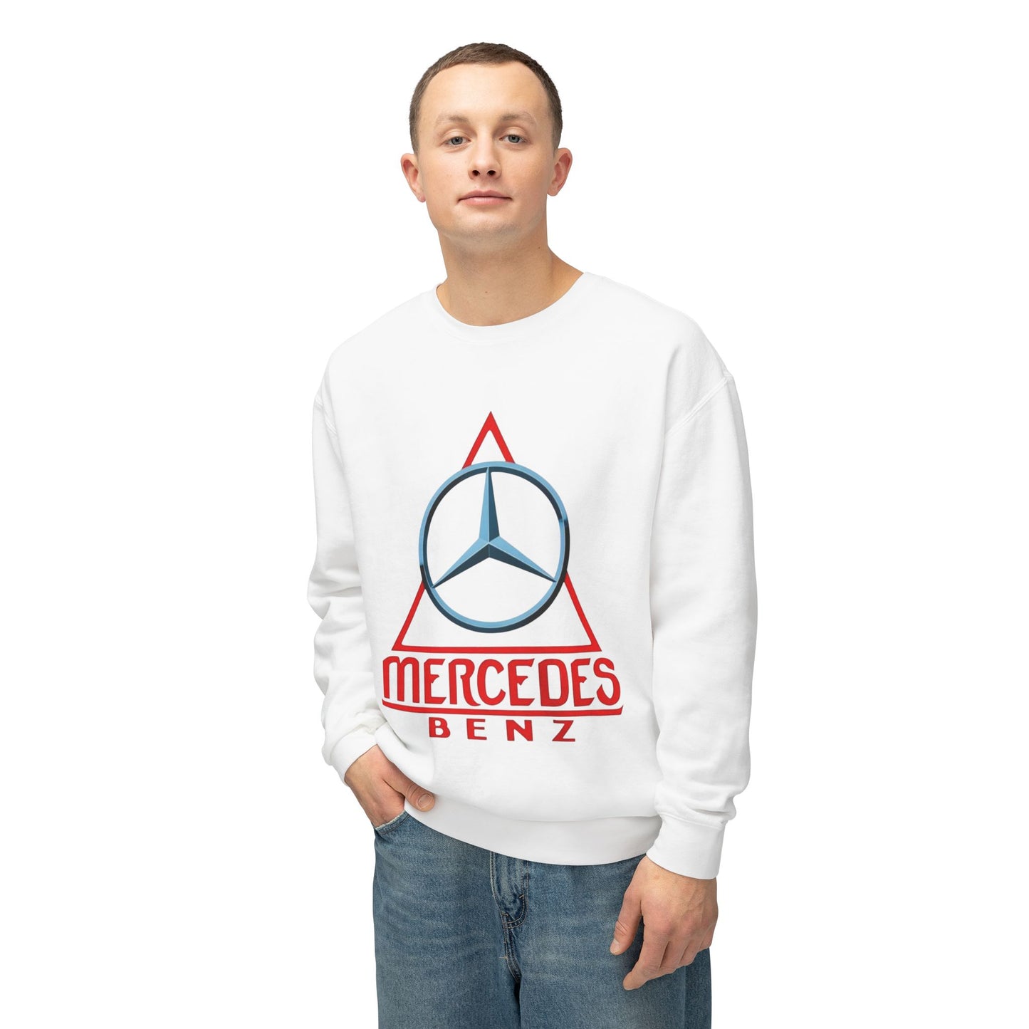 Vintage Mercedez Benz Unisex Crewneck Sweatshirt - Harry Styles Style Jumper, Retro Car Lover Gift, Hipster Fashion, Classic Vehicle