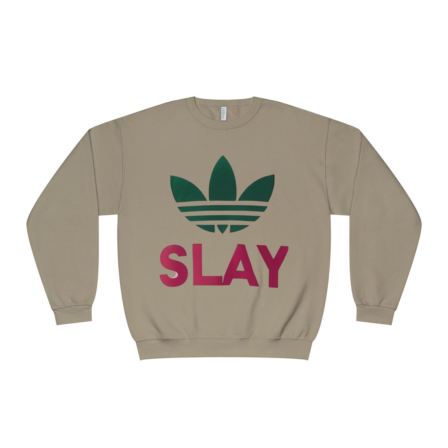 Trendy Unisex Crewneck Sweatshirt - "SLAY" Statement Apparel for Fashion Lovers, Casual Style, Gifts for Her, Comfortable Everyday Wear,