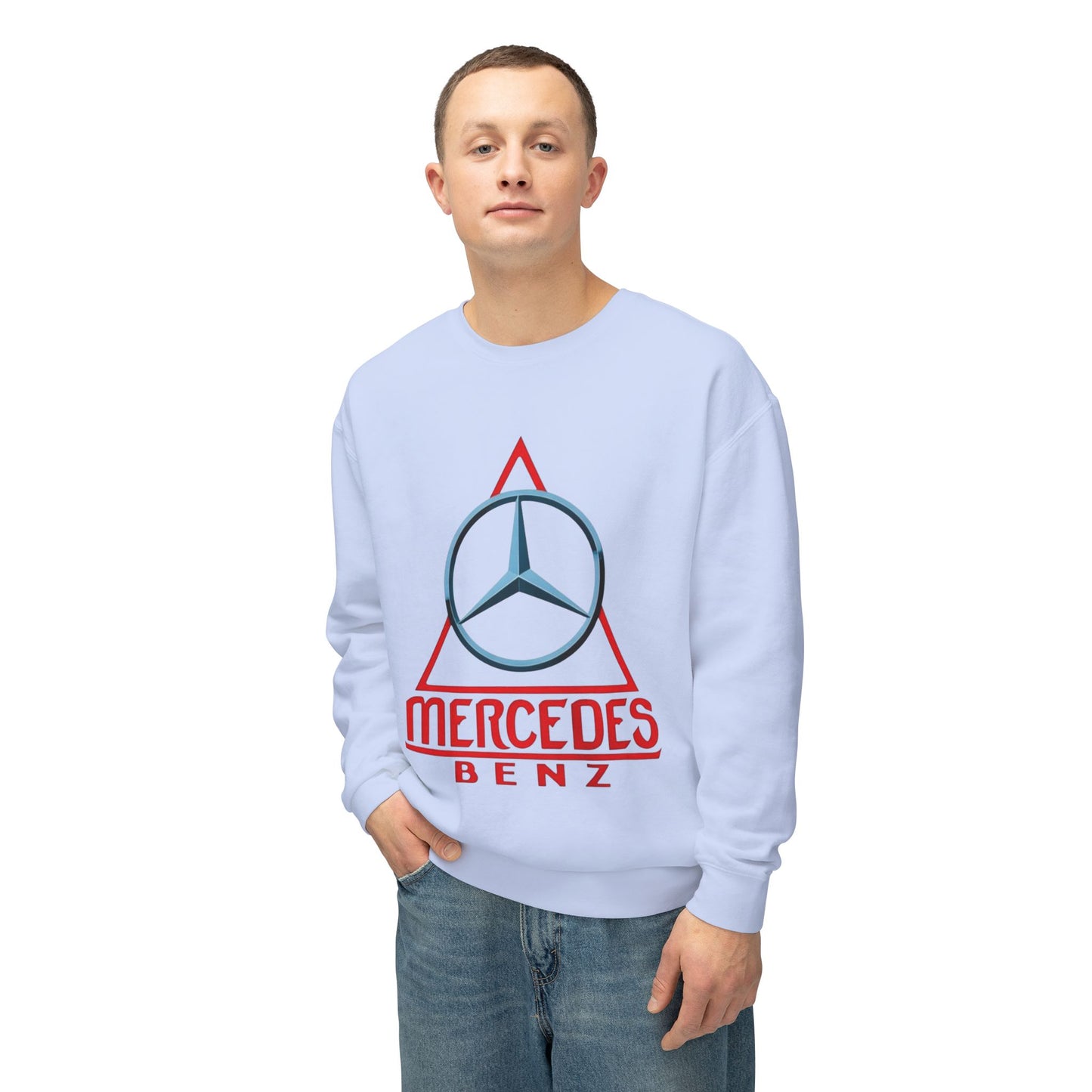 Vintage Mercedez Benz Unisex Crewneck Sweatshirt - Harry Styles Style Jumper, Retro Car Lover Gift, Hipster Fashion, Classic Vehicle