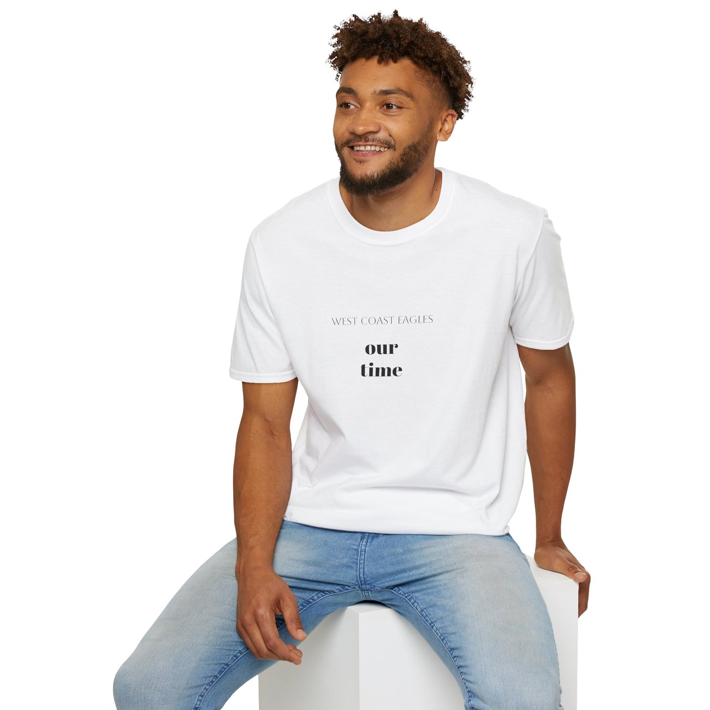 West Coast Eagles AFL- our time unisex tee