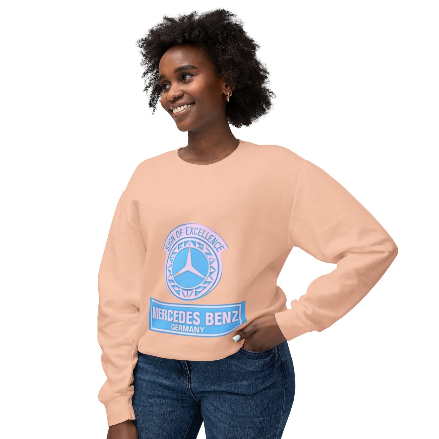 Vintage Mercedez Benz Unisex Crewneck Sweatshirt - Harry Styles Style Jumper, Retro Car Lover Gift, Hipster Fashion, Classic Vehicle