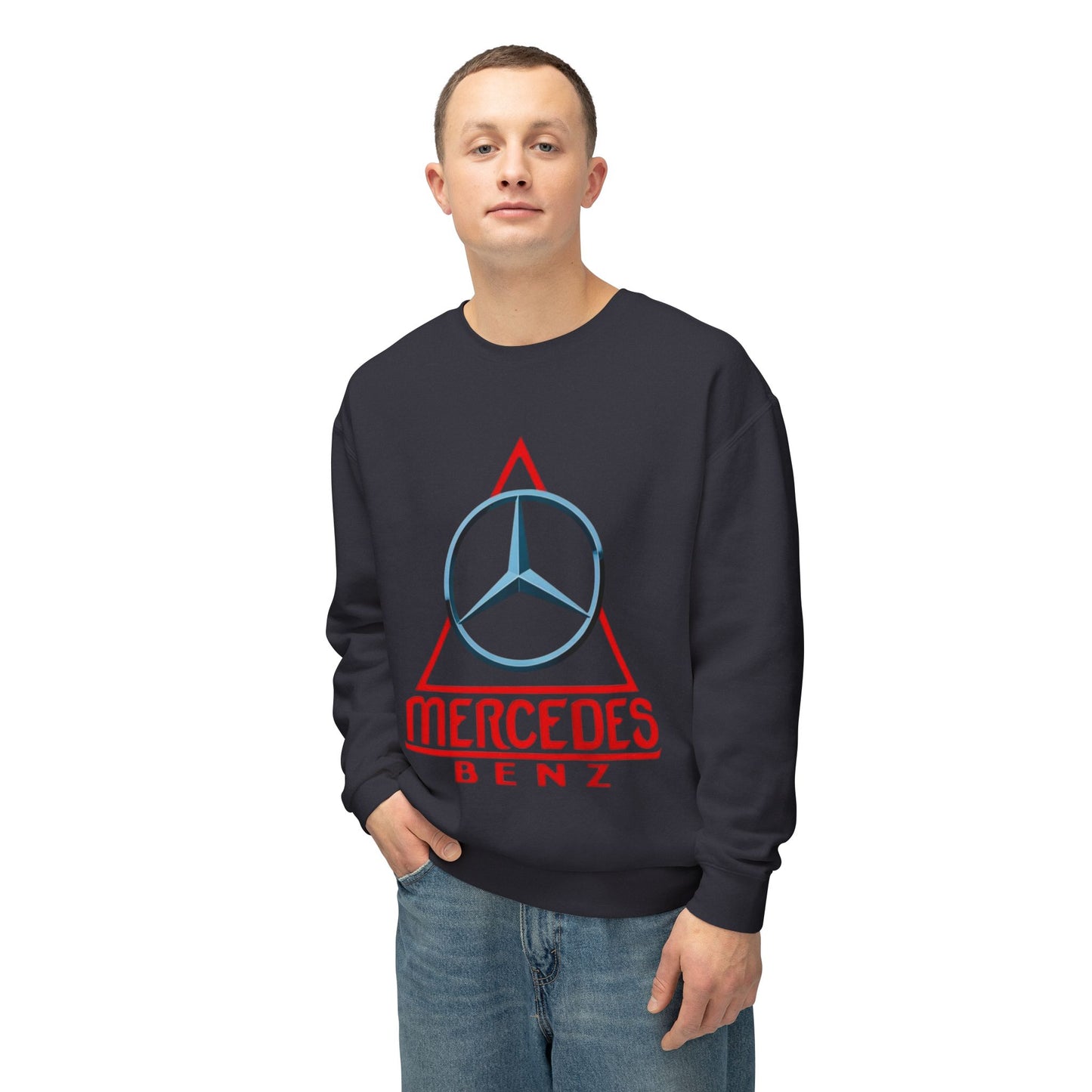 Vintage Mercedez Benz Unisex Crewneck Sweatshirt - Harry Styles Style Jumper, Retro Car Lover Gift, Hipster Fashion, Classic Vehicle