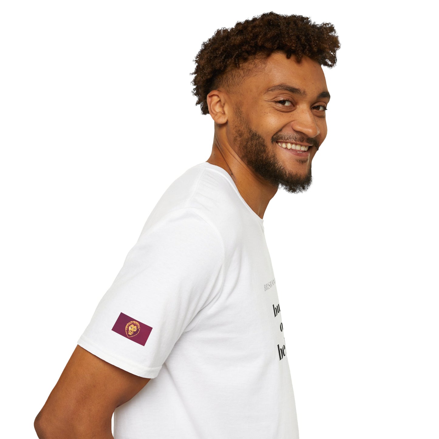 Brisbane Lions AFL- Built on belief unisex tee