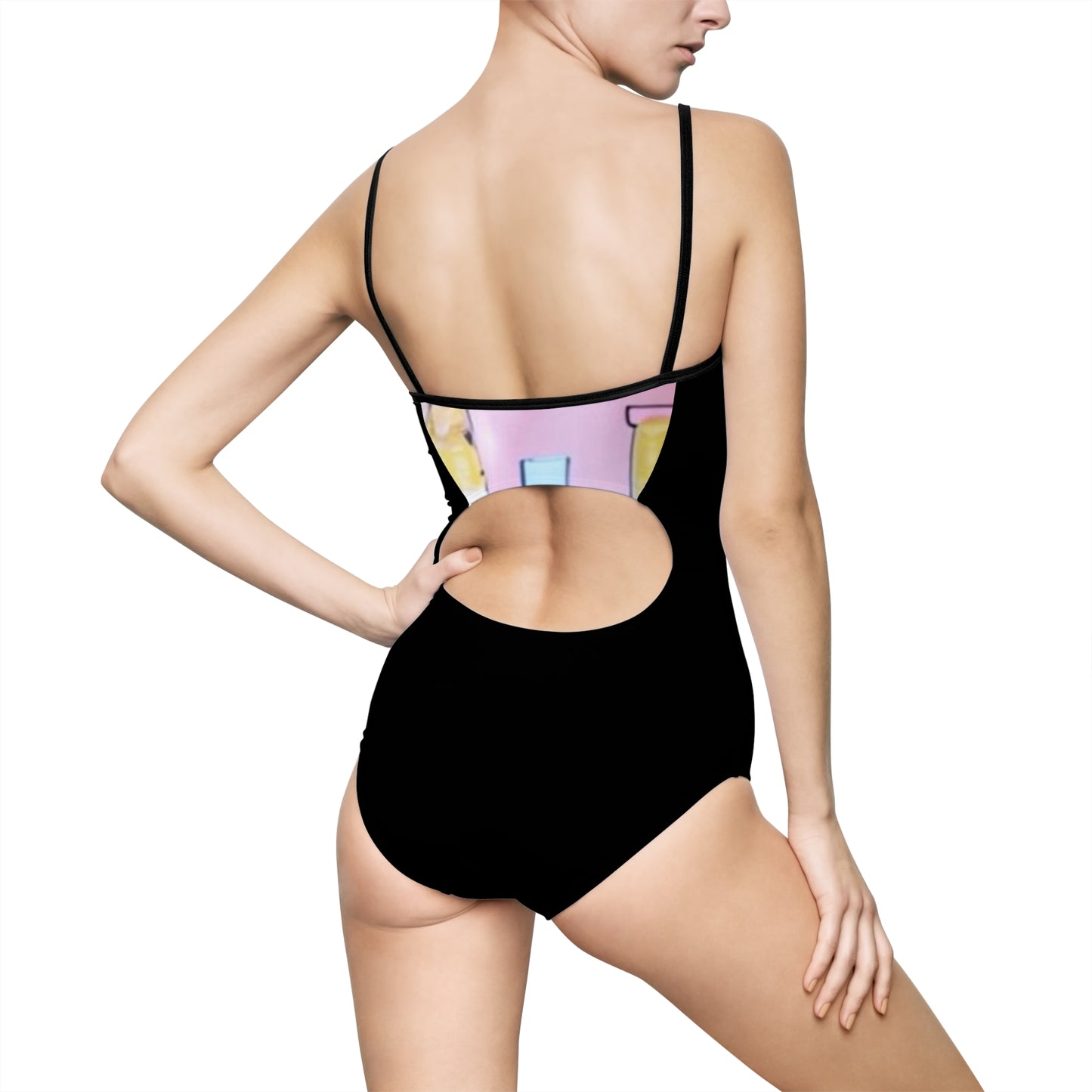 Carey aster pattern back strap bathers