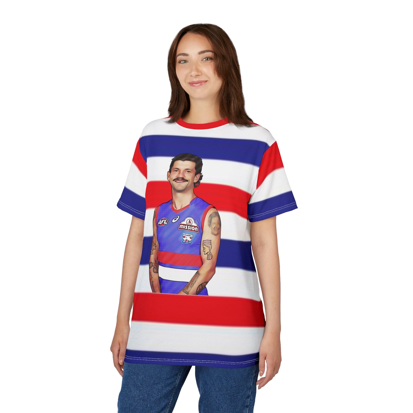 Western Bulldogs Tee, Tom Liberatore AFL Unisex Shirt for Fans