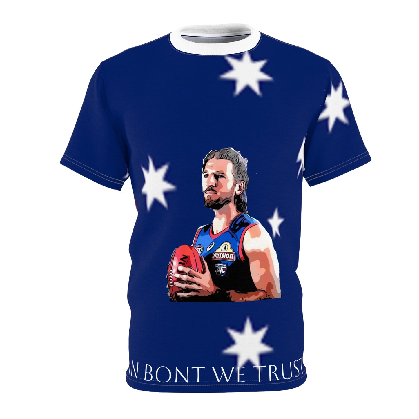 In Bont we trust Australia flag Marcus Bontimpelli Western Bulldogs unisex Tee