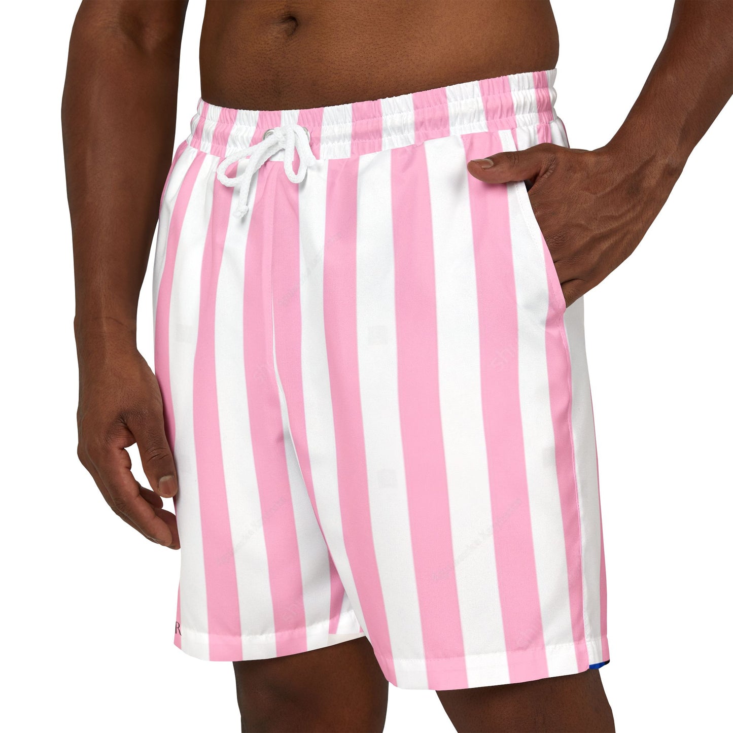 Carey aster striped print shorts