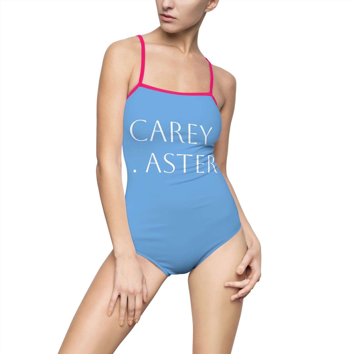 Carey aster pattern back strap bathers