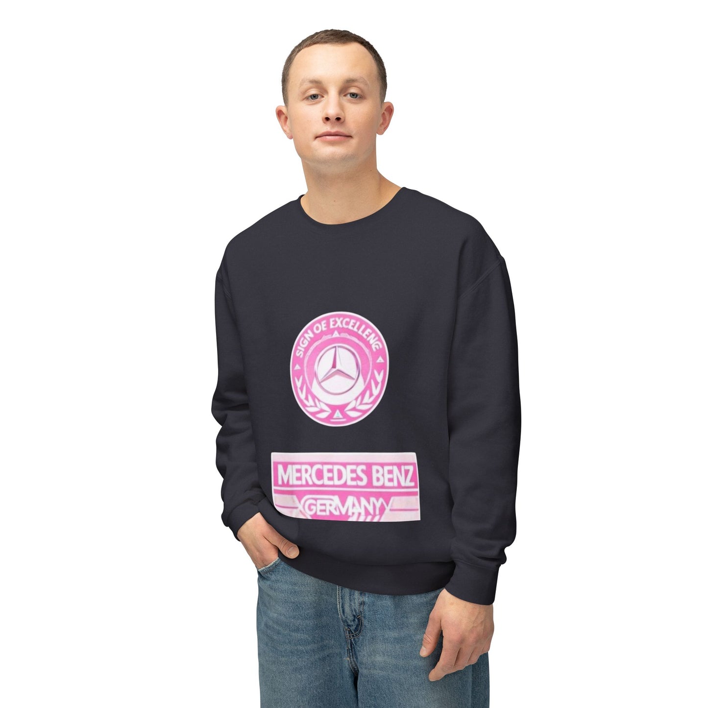 Vintage Mercedez Benz Unisex Crewneck Sweatshirt - Harry Styles Style Jumper, Retro Car Lover Gift, Hipster Fashion, Classic Vehicle