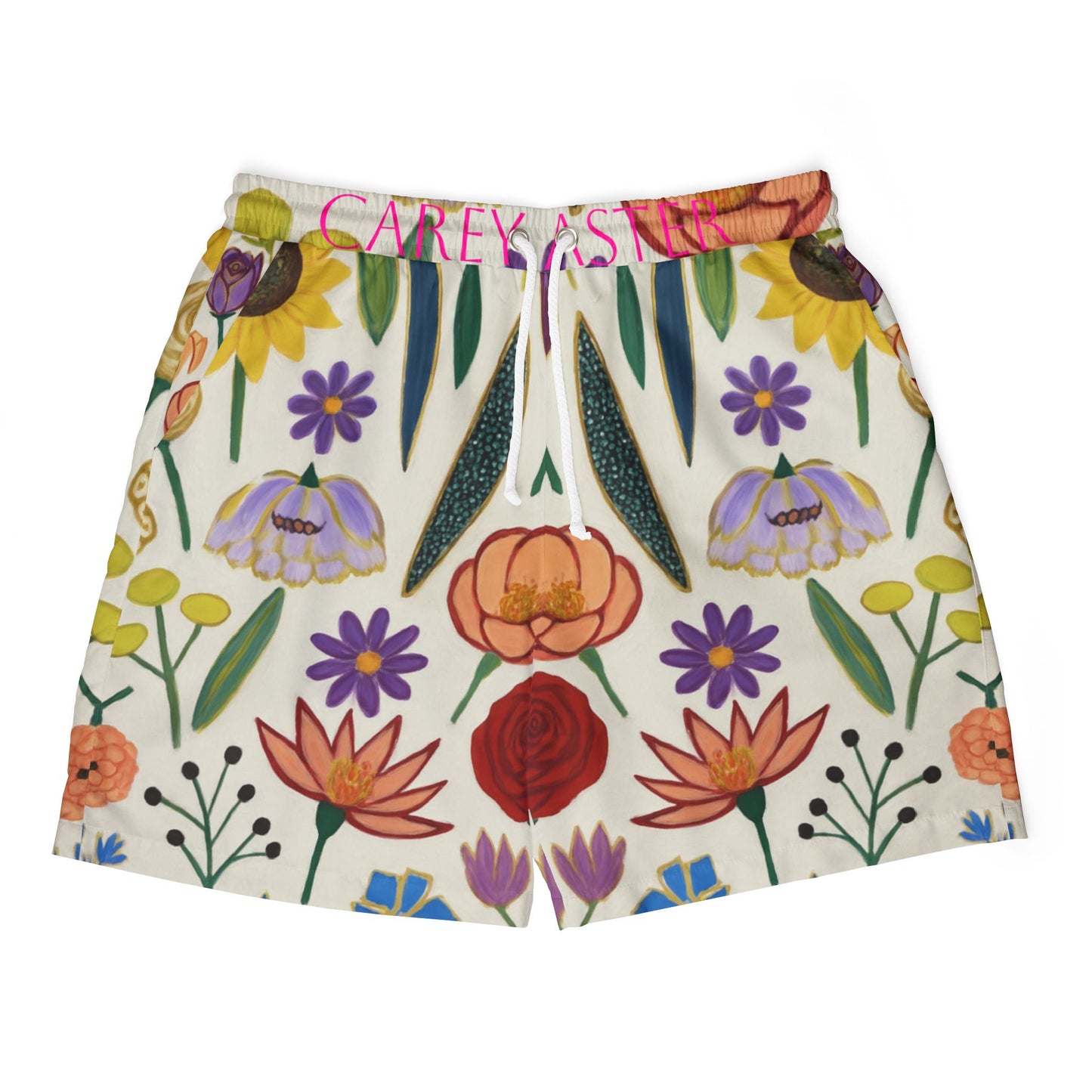 Carey Aster flower print shorts