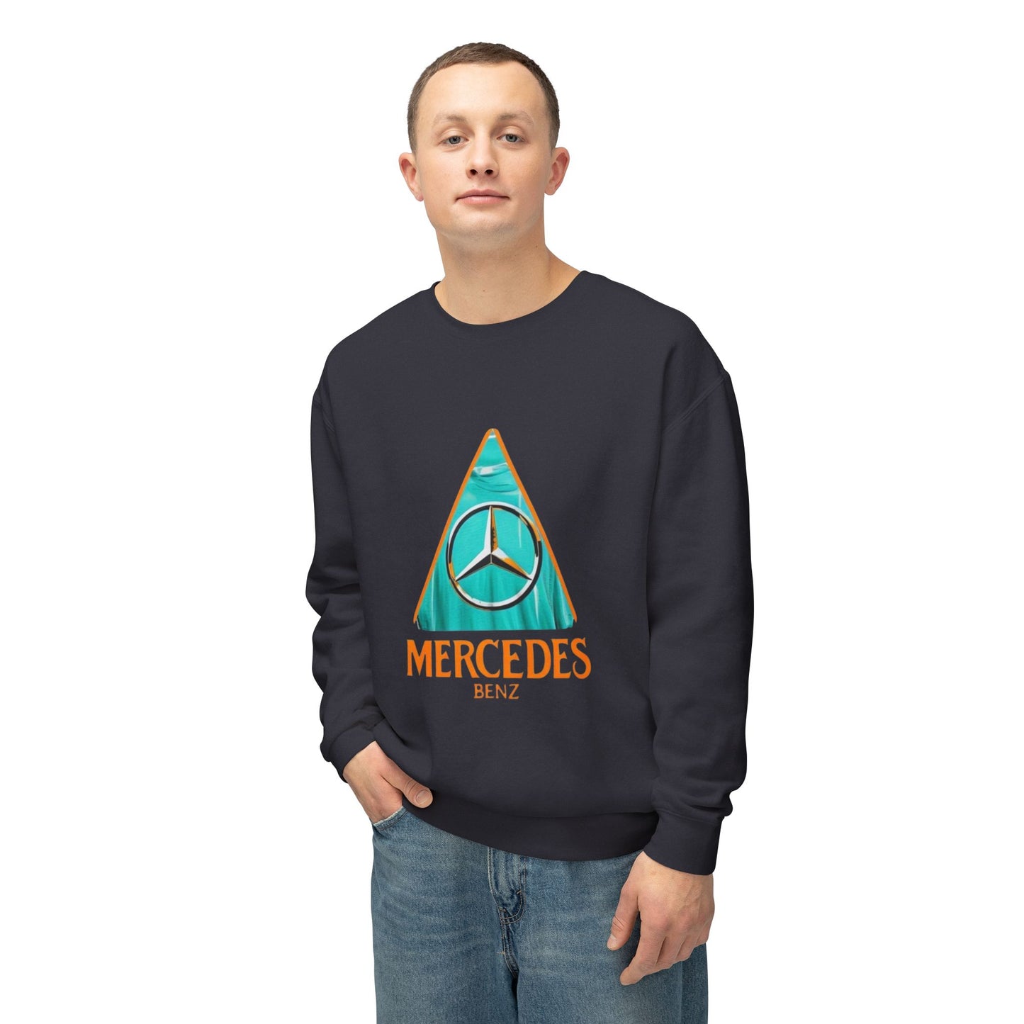 Vintage Mercedez Benz Unisex Crewneck Sweatshirt - Harry Styles Style Jumper, Retro Car Lover Gift, Hipster Fashion, Classic Vehicle