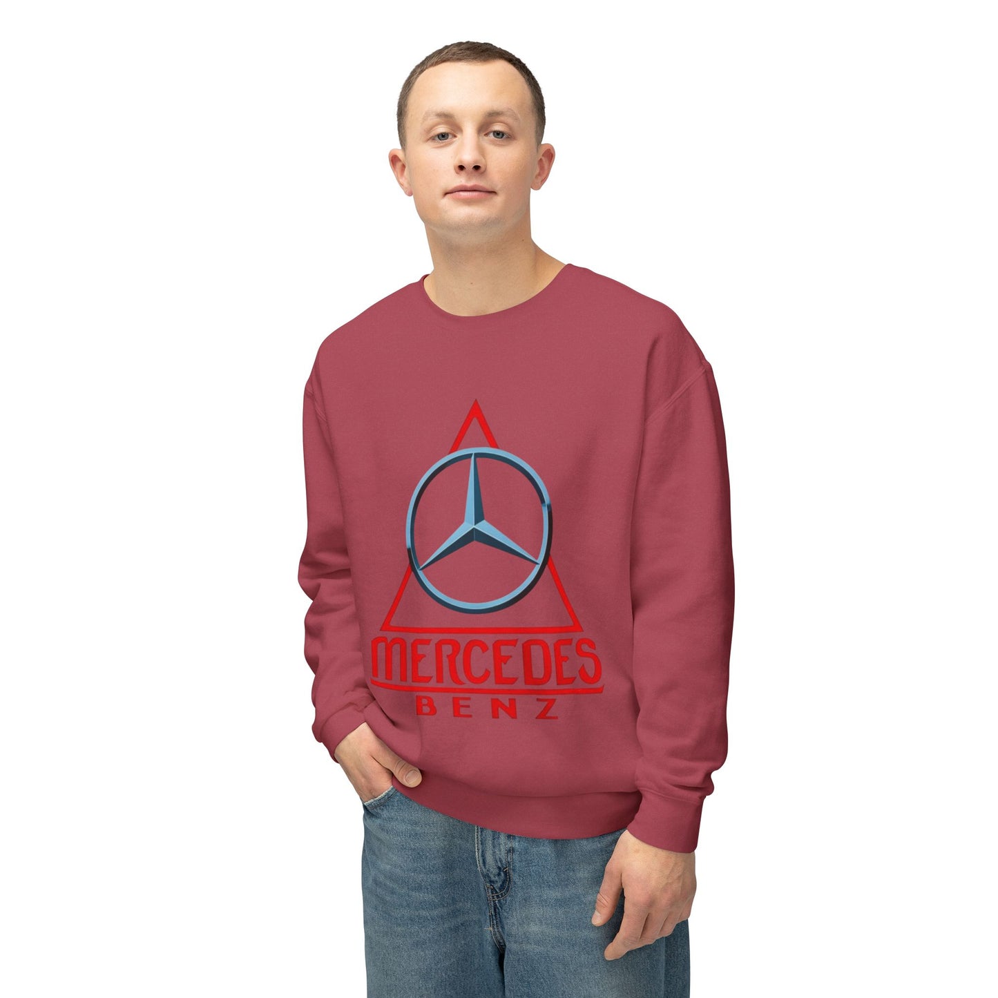 Vintage Mercedez Benz Unisex Crewneck Sweatshirt - Harry Styles Style Jumper, Retro Car Lover Gift, Hipster Fashion, Classic Vehicle