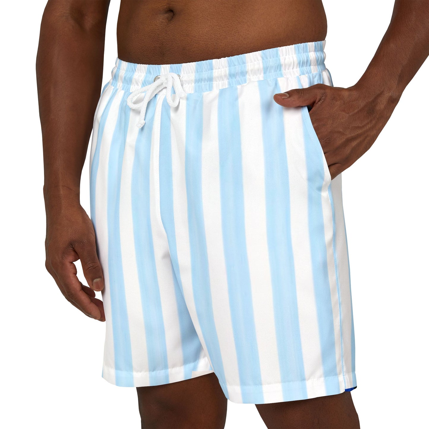 Carey aster striped print shorts