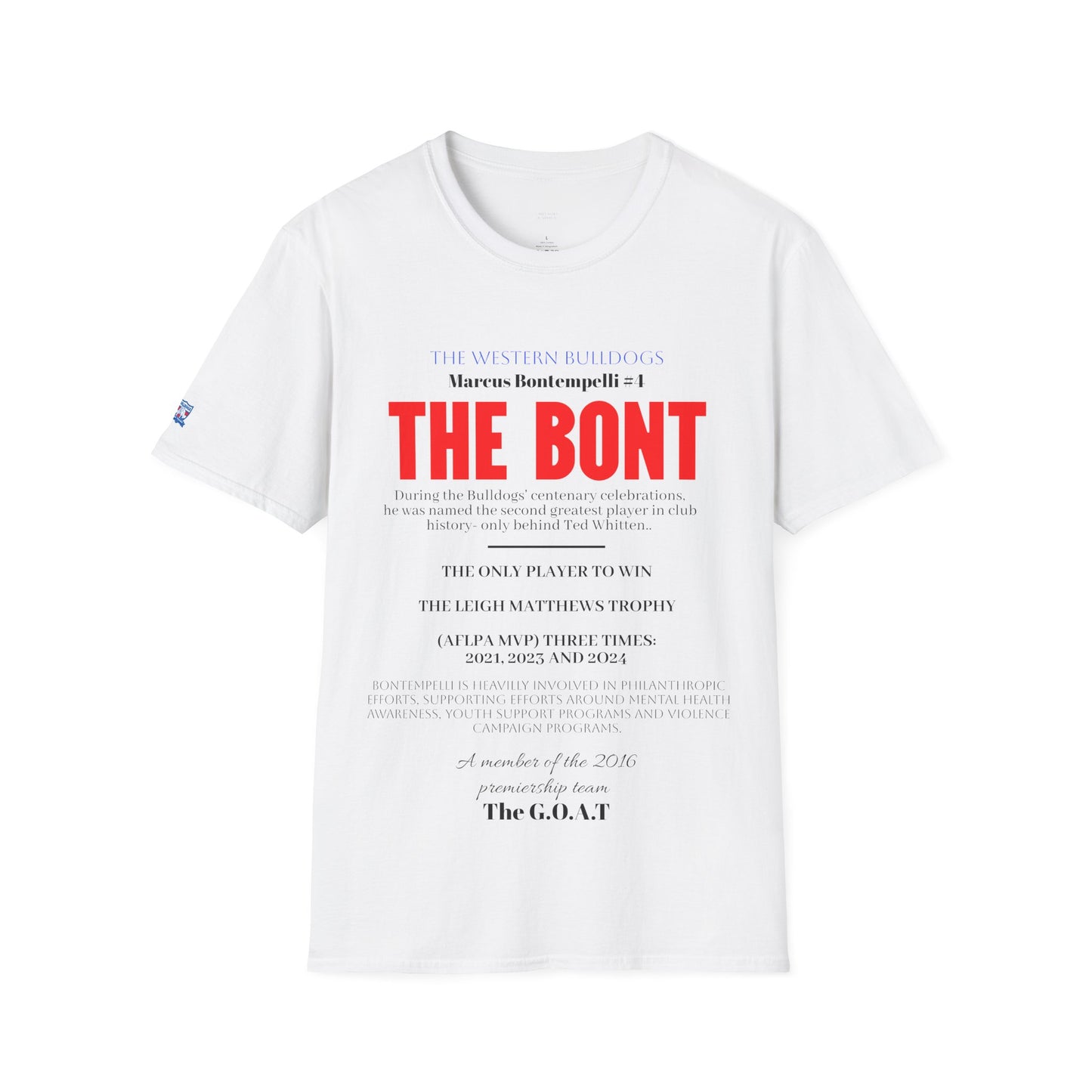 Marcus Bontempelli Western Bulldogs Facts unisex tee