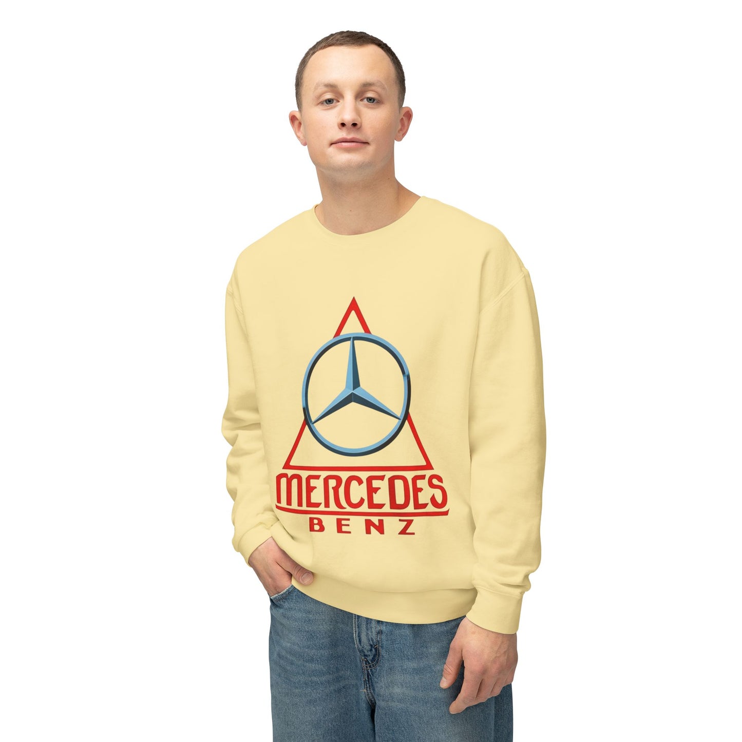 Vintage Mercedez Benz Unisex Crewneck Sweatshirt - Harry Styles Style Jumper, Retro Car Lover Gift, Hipster Fashion, Classic Vehicle