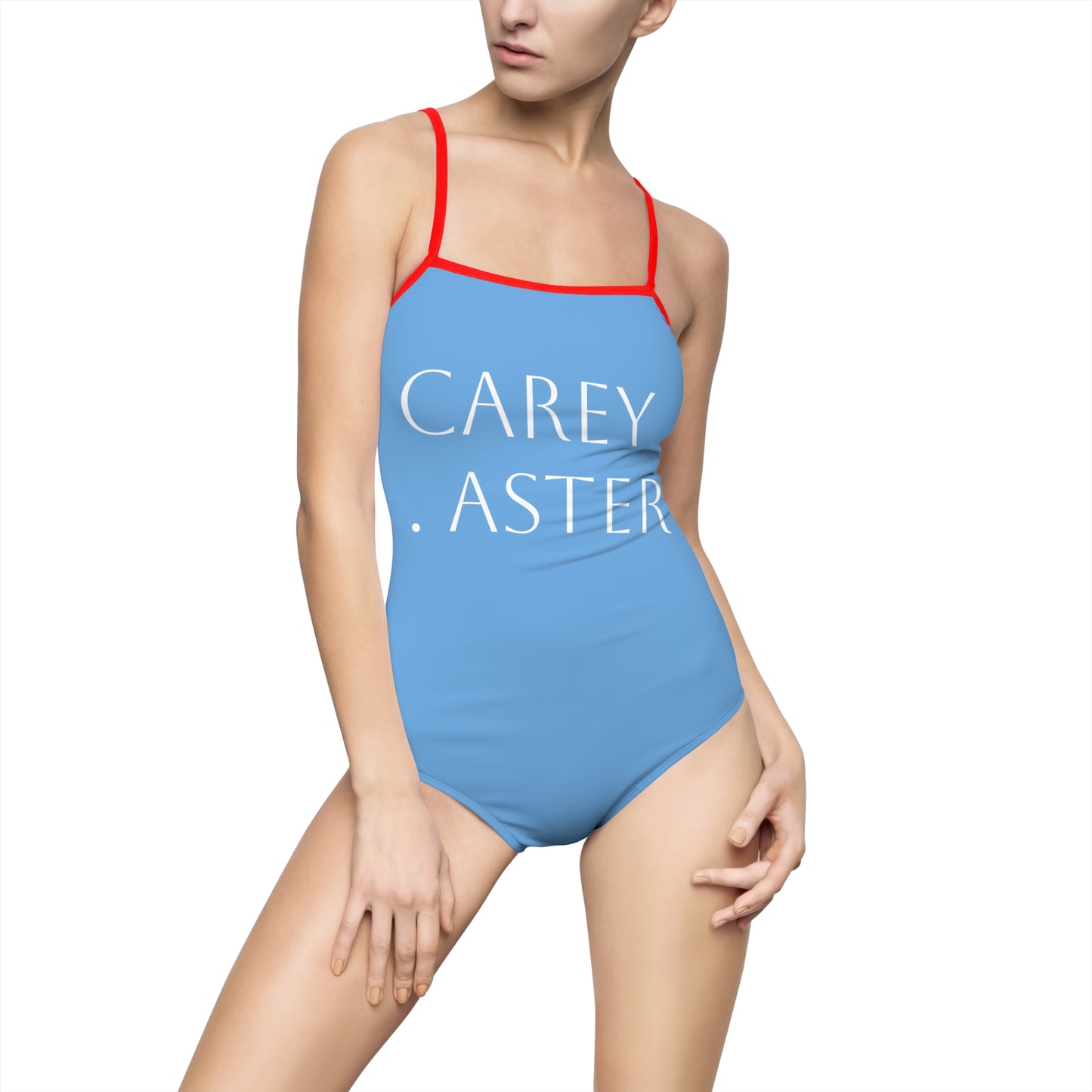 Carey aster pattern back strap bathers