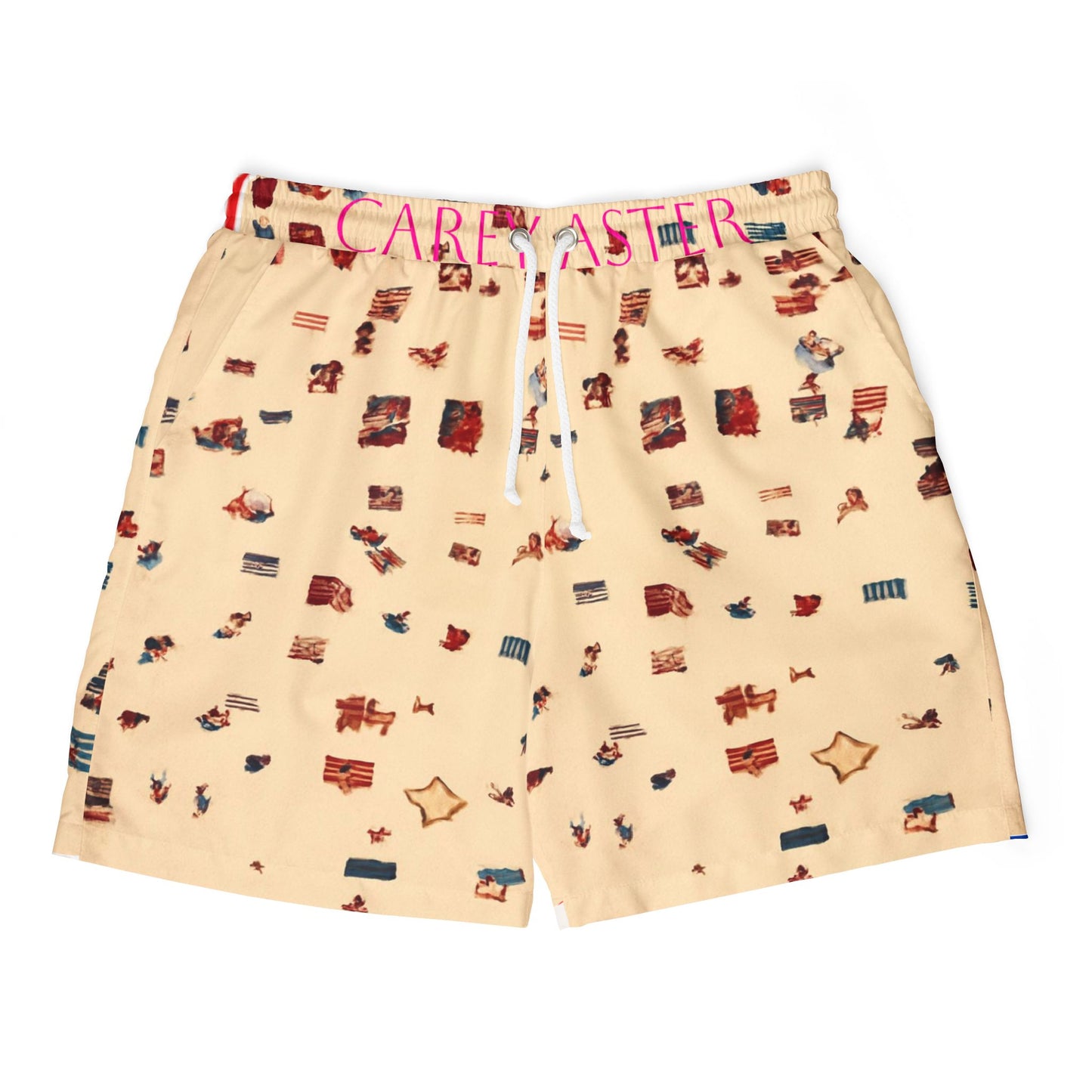 Carey Aster beacy print shorts