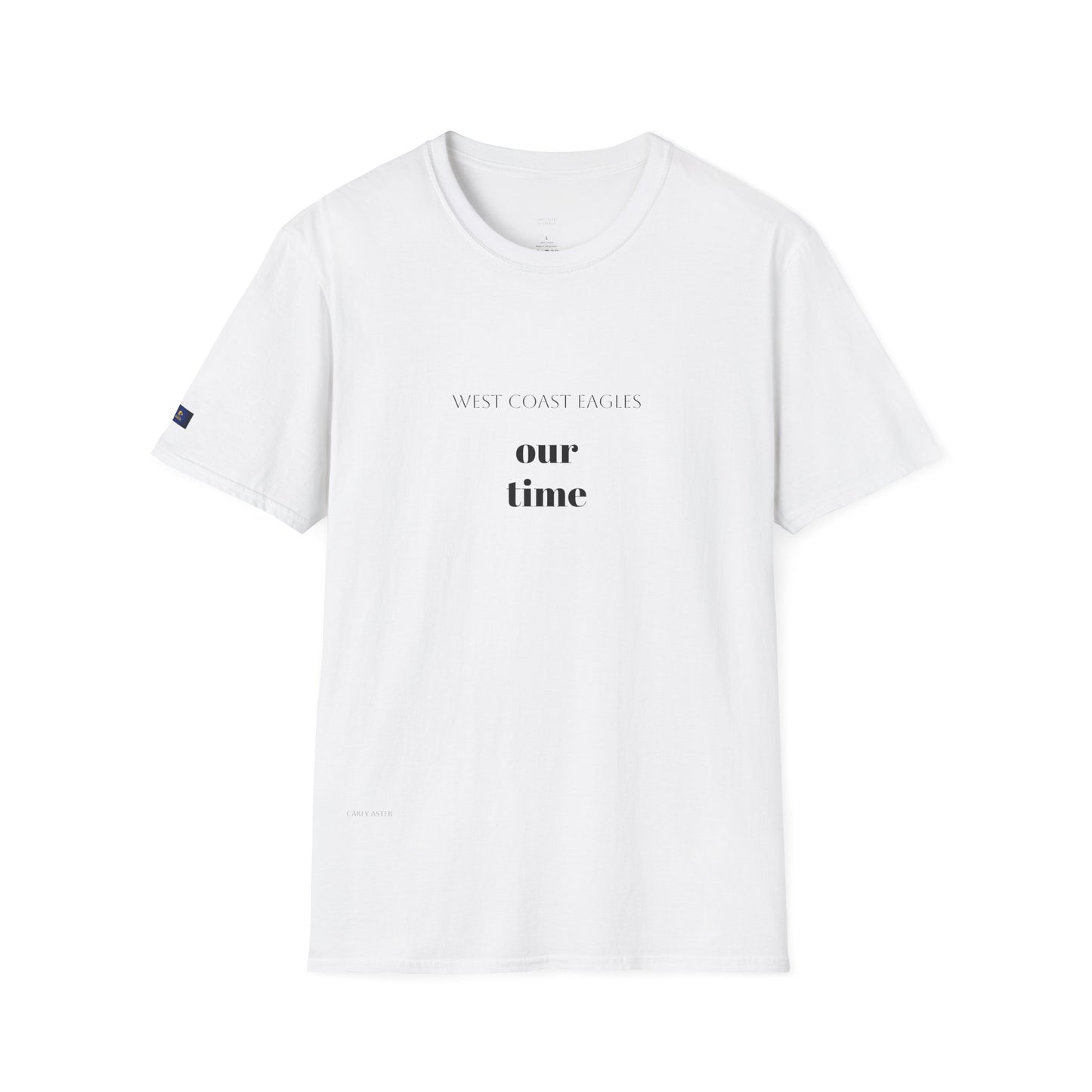 West Coast Eagles AFL- our time unisex tee