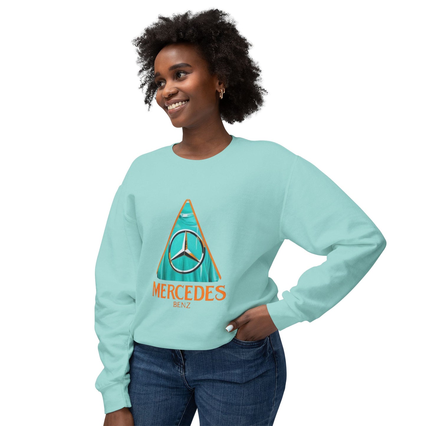 Vintage Mercedez Benz Unisex Crewneck Sweatshirt - Harry Styles Style Jumper, Retro Car Lover Gift, Hipster Fashion, Classic Vehicle