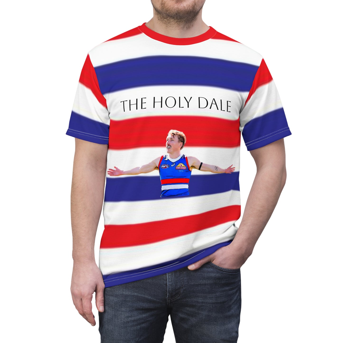 Western Bulldogs Tee, Bailey Dale AFL Unisex Shirt for Fans