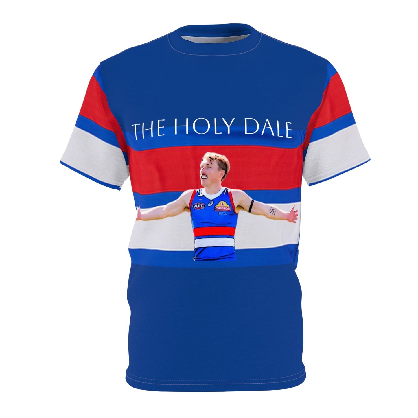 Western Bulldogs Tee, Bailey Dale AFL Unisex Shirt for Fans