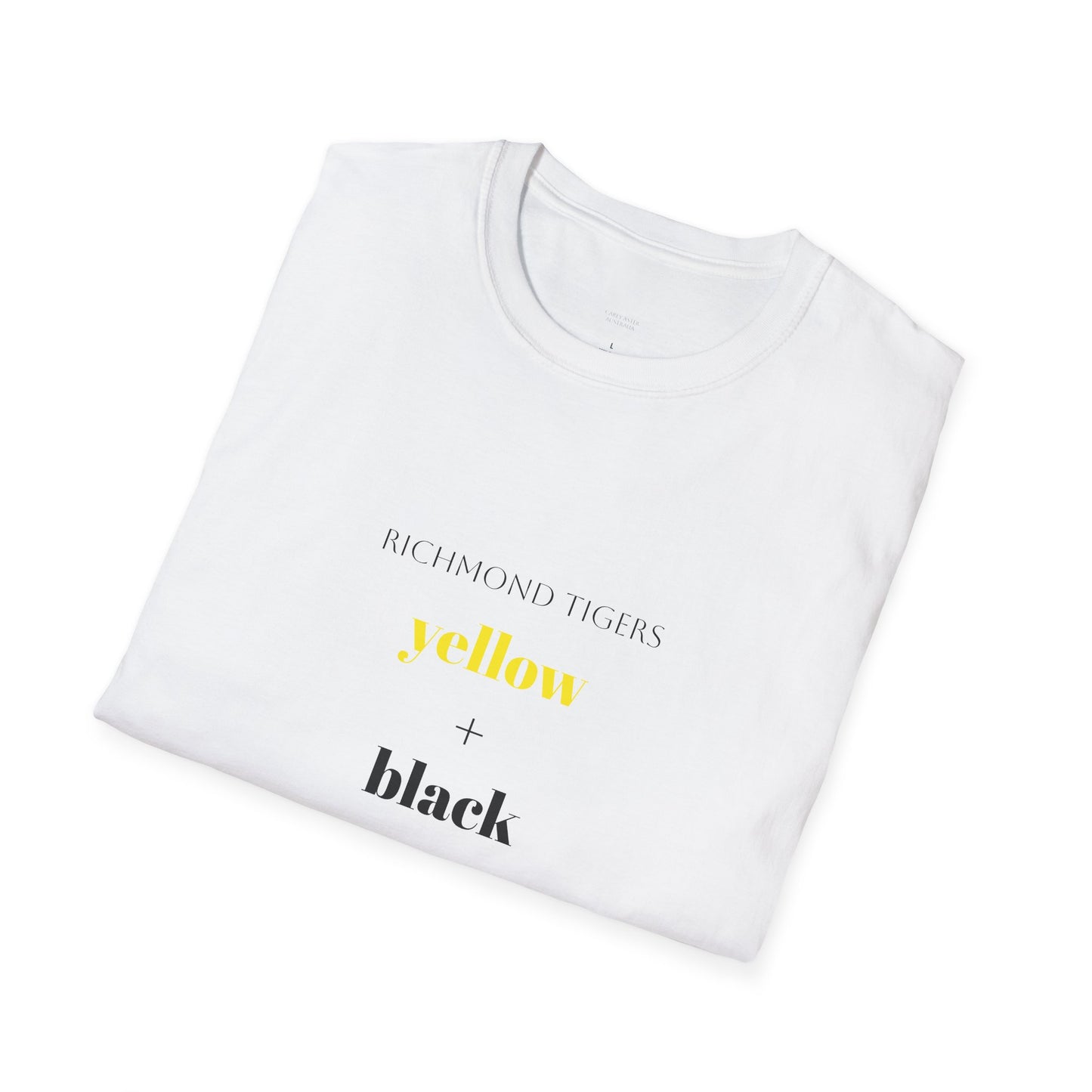 Richmond Tigers yellow + black Unisex tee