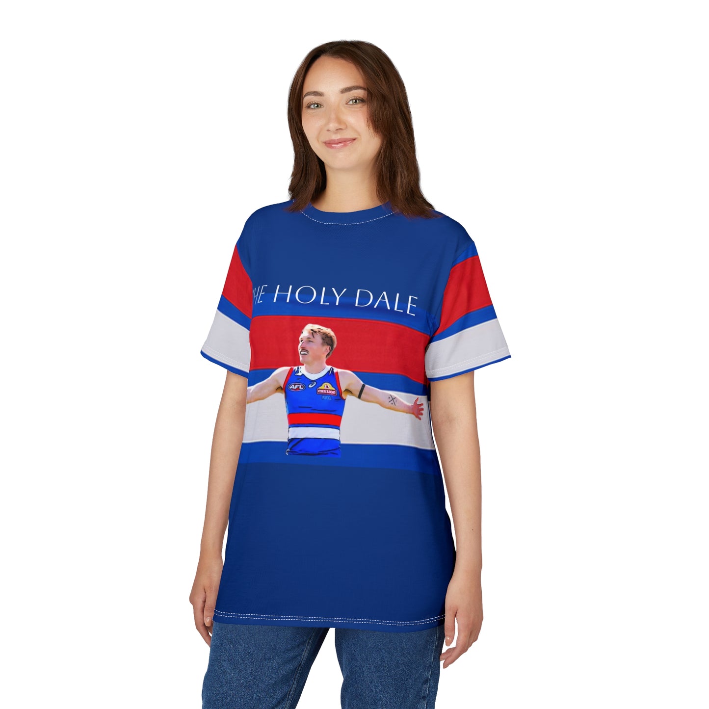 Western Bulldogs Tee, Bailey Dale AFL Unisex Shirt for Fans