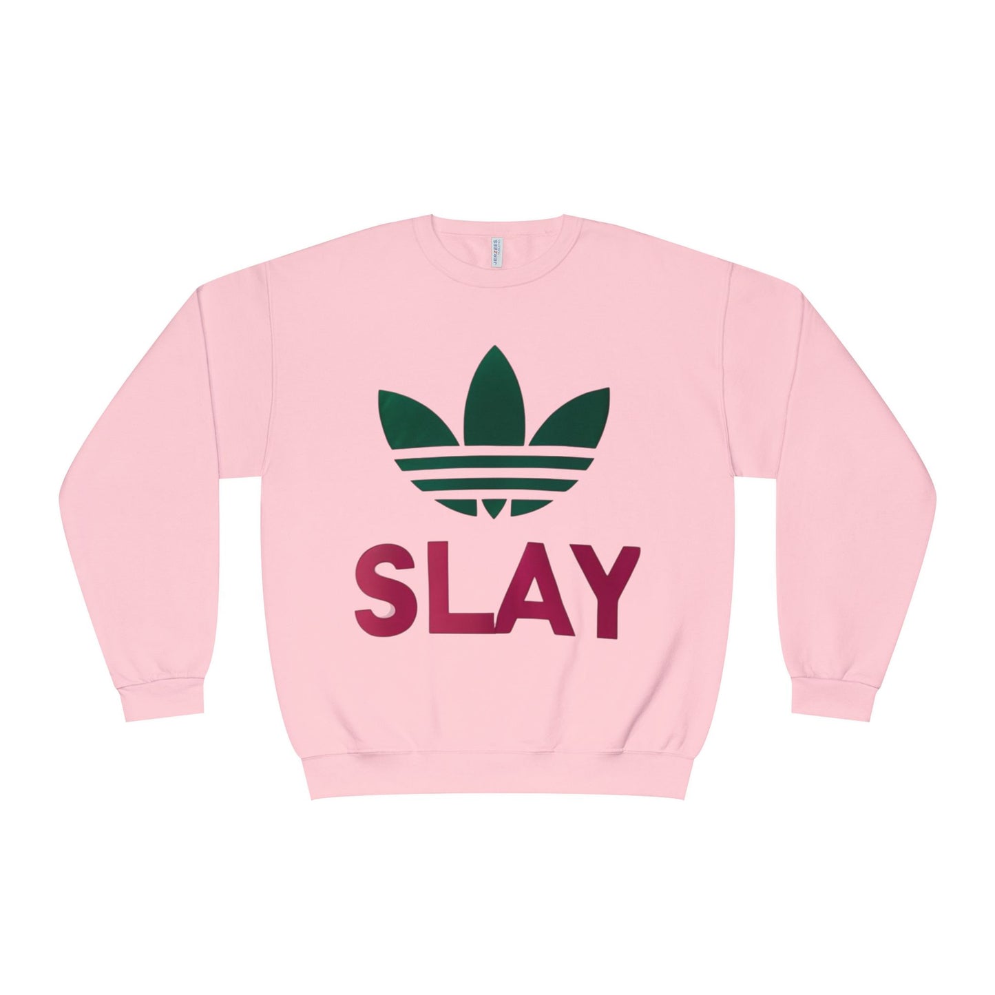 Trendy Unisex Crewneck Sweatshirt - "SLAY" Statement Apparel for Fashion Lovers, Casual Style, Gifts for Her, Comfortable Everyday Wear,