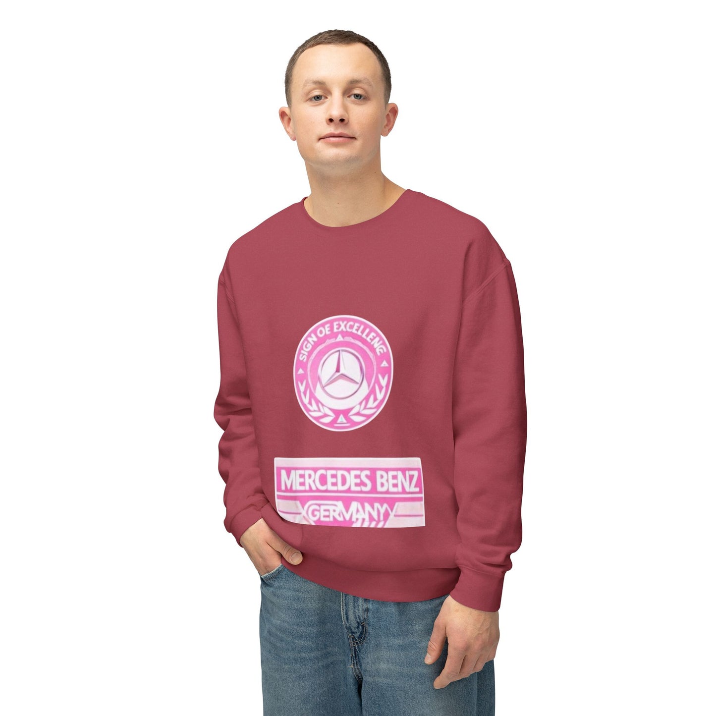 Vintage Mercedez Benz Unisex Crewneck Sweatshirt - Harry Styles Style Jumper, Retro Car Lover Gift, Hipster Fashion, Classic Vehicle