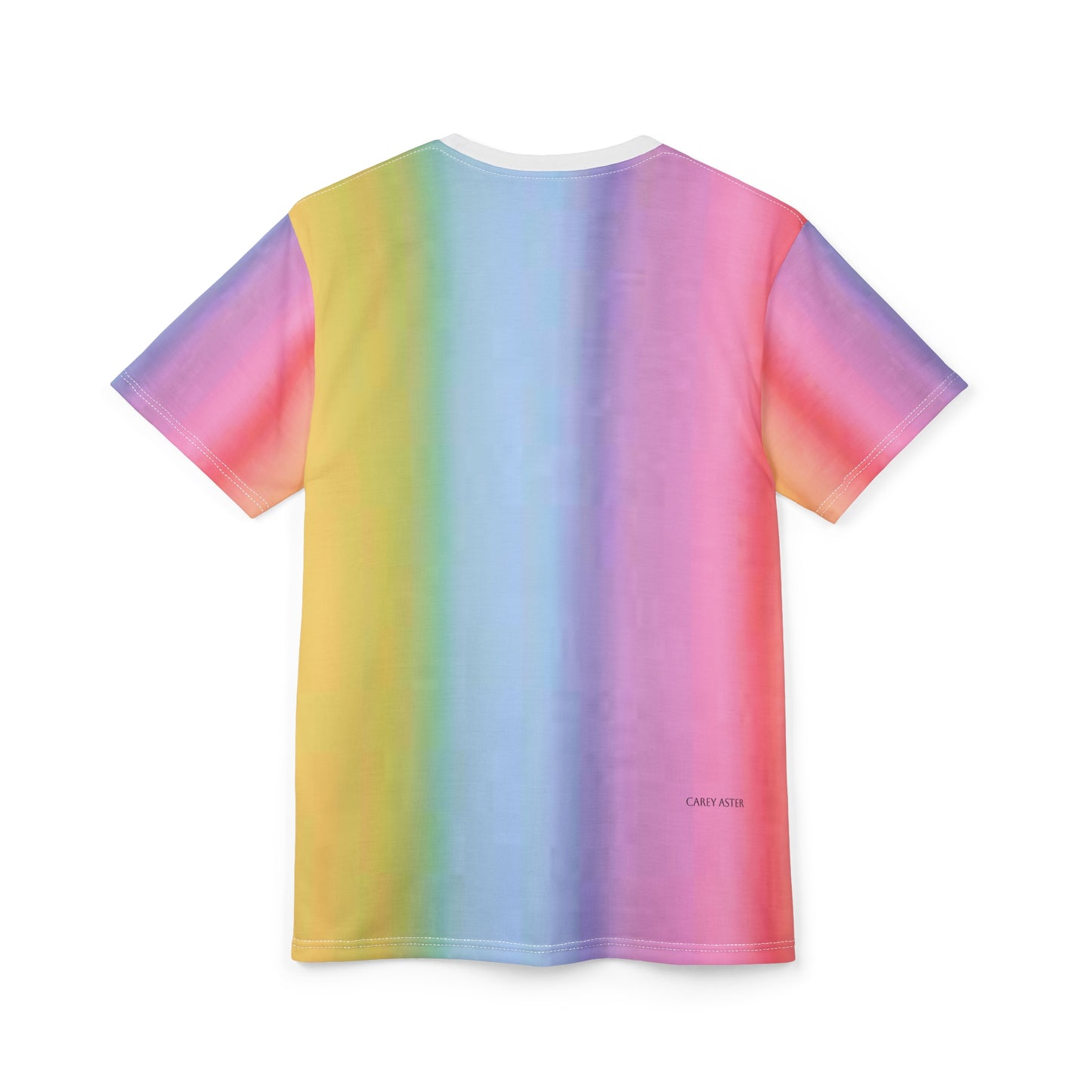 Carey Aster rainbow one love Unisex Cut & Sew Tee