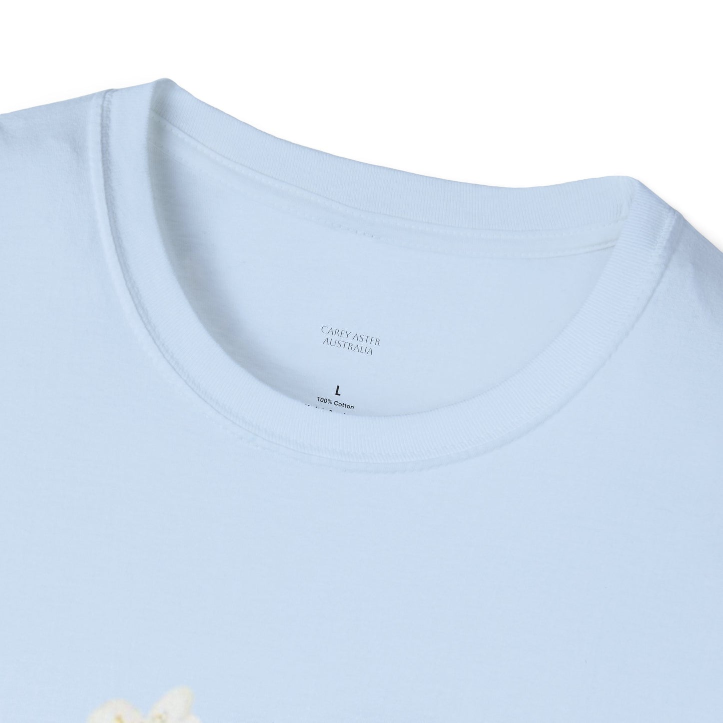 Copy of Floral Carey Aster T-Shirt, Spring Fashion Tee, Casual Everyday Wear, Gift for Nature Lovers, Aster Flower Shirt
