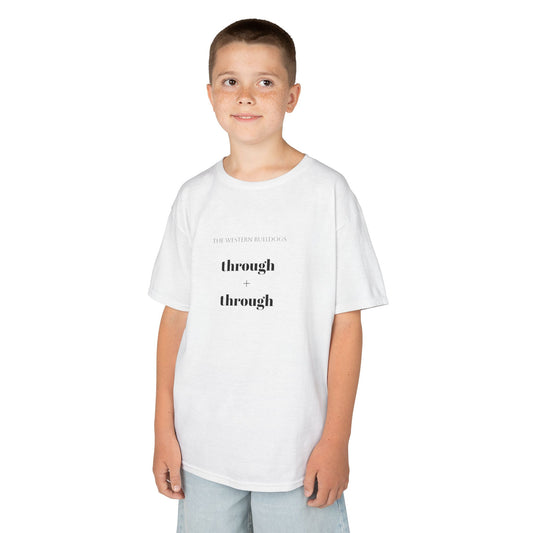 Kids Tee - Western Bulldogs Through and Through Graphic Tee
