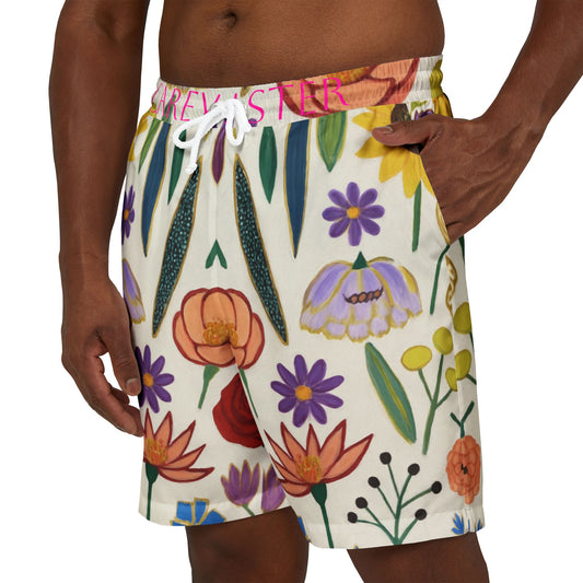 Carey Aster flower print shorts