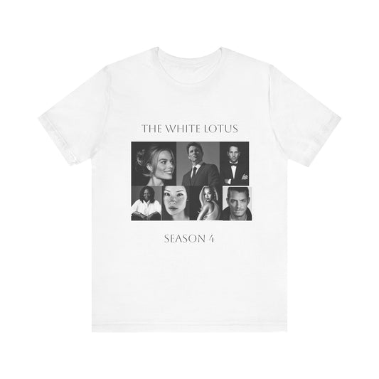 The White Lotus Season 4 Unisex Tee, Perfect for Fans, Casual Wear, Gift for TV Lovers, Movie Night Must-Have