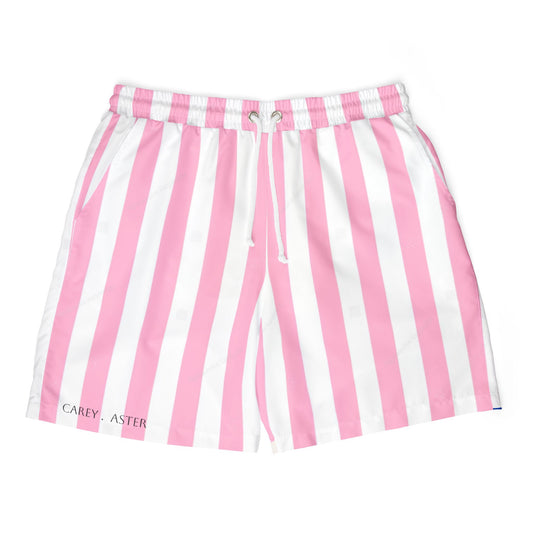 Carey aster striped print shorts