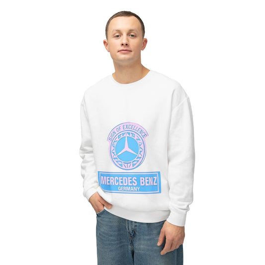Vintage Mercedez Benz Unisex Crewneck Sweatshirt - Harry Styles Style Jumper, Retro Car Lover Gift, Hipster Fashion, Classic Vehicle